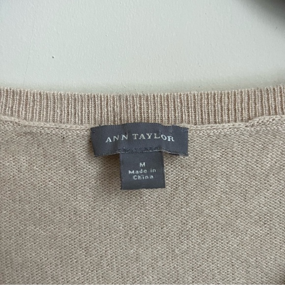 ann taylor 100% cashmere boatneck sweater - Picture 5 of 11